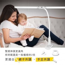【KINYO】家庭閱讀觸控親子共讀夾燈（限量）(PLED4195)