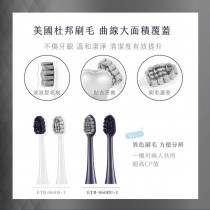 另購【KINYO】極淨美型聲波電動牙刷(藍/白) (ETB-860) 專用刷頭